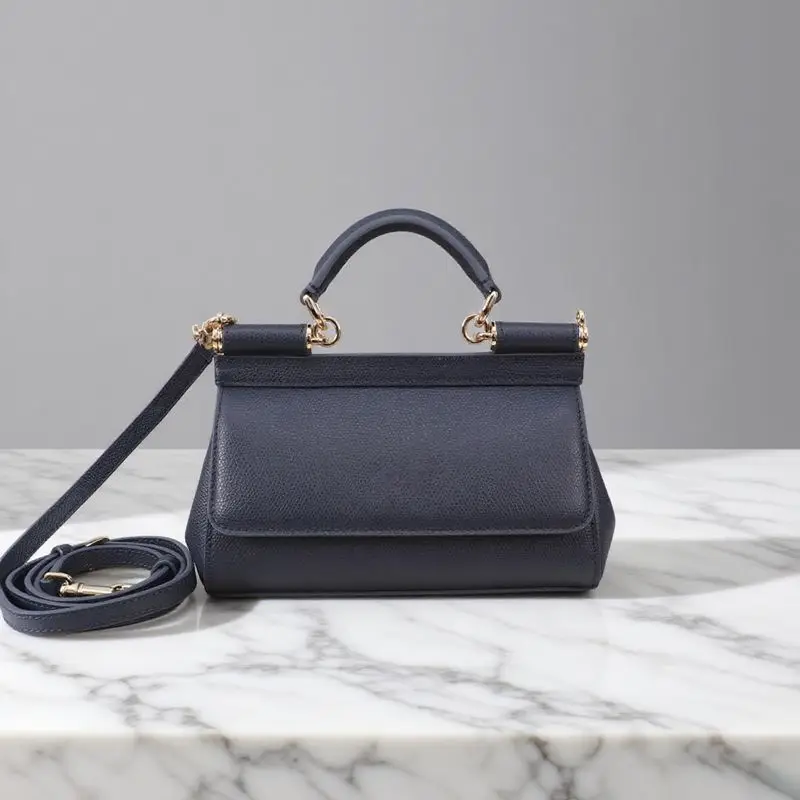 

2024 new DG explosion Sicily cowhide high-grade crossbody women's bags imported calfskin high-grade bag