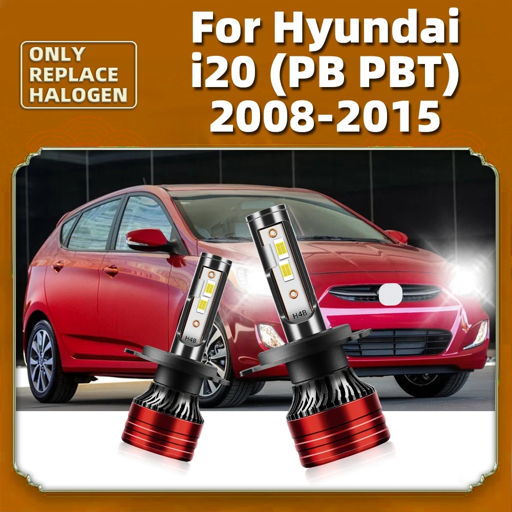 

2PCS H4 Led Headlights 120W 16000LM Car Bulbs 12V CSP Auto Lamp For Hyundai i20 (PB PBT) 2008 2009 2010 2011 2012 2013 2014 2015