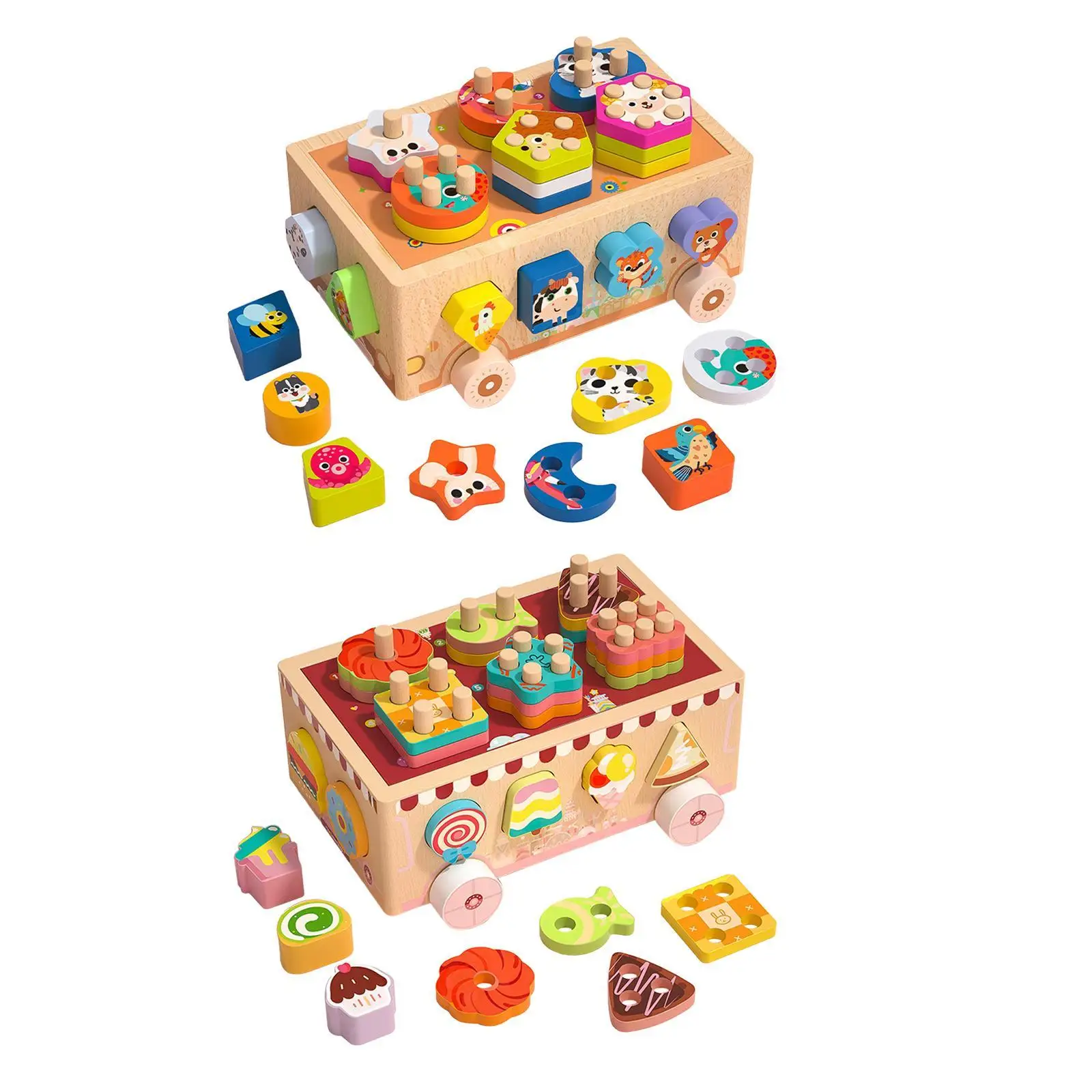 

Shape Sorter Toys Fine Motor Skill Preschool Learning Toys Baby Gifts Kids