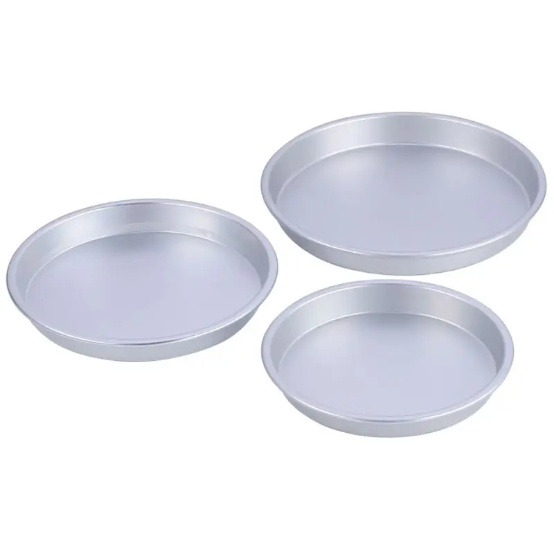 7/8/9 Inch Non Pizza Pan Aluminum Alloy Round Plate Tray Cake Mold Kitchen Bakeware Baking Tools Dropship