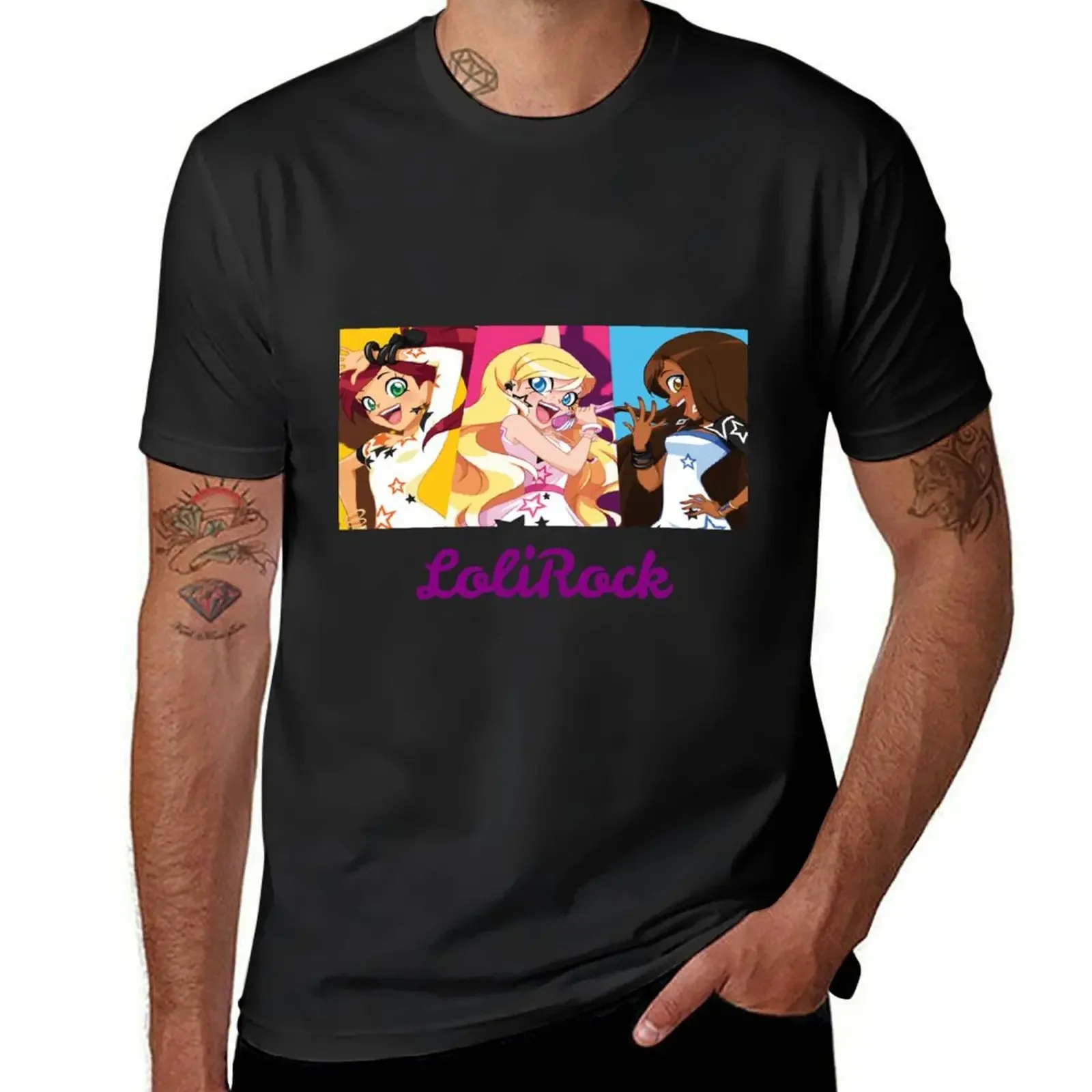 

LoliRock T-Shirt cute clothes oversize t-shirts man customs man clothes T-shirt men