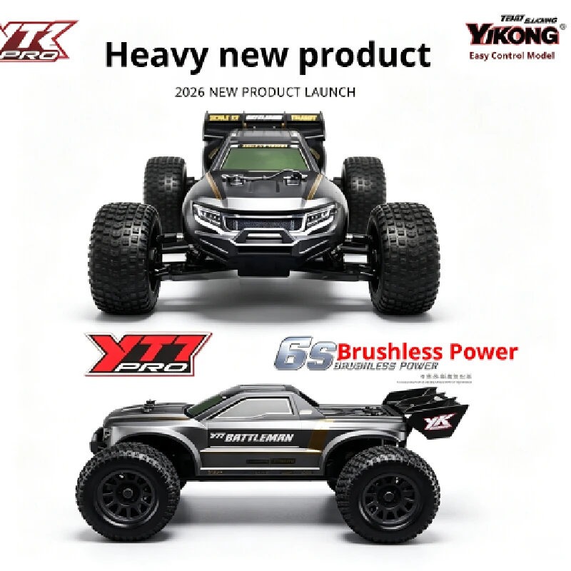 1:7 Rc Remote Control Car 4wd Brushless High Speed Truggy Off Road Racing Vehicle Model Toy Gift For Boys Kids Birthday