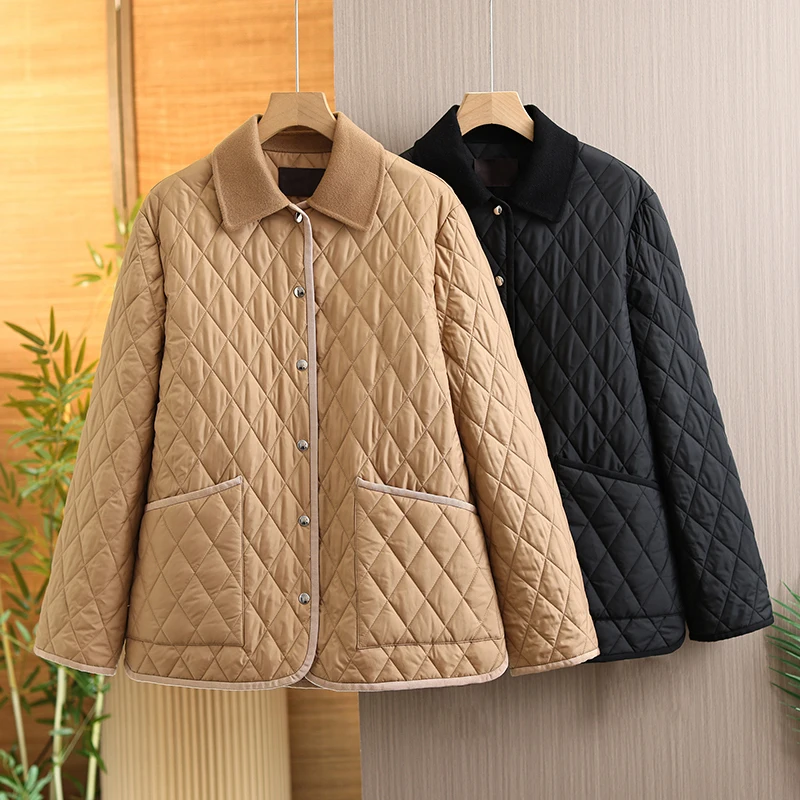 

Новое зимнее хлопковое пальто Sle Barn, женское длинное пальто с бриллиантами на одной пуговице, однотонное длинное све, прямая трубка