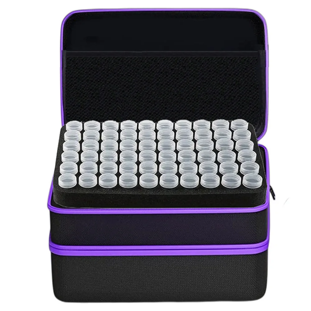 Conteneurs de stockage de peinture diamant, 180 emplacements, accessoires et outils de peinture diamant pour étui organisateur d'art diamant