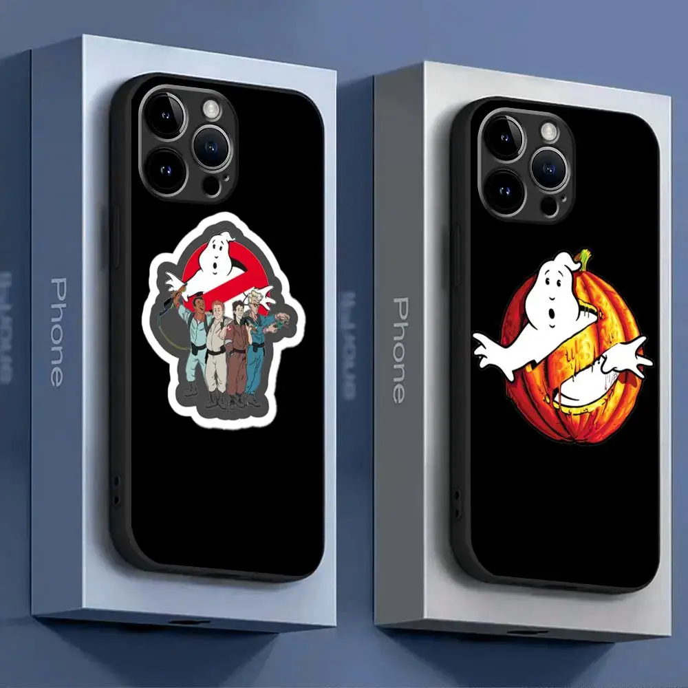 Movie E-Extreme G-Ghostbusters Phone Case For iPhone 16 15 14 13 12 11 X XR XS 8 Plus Mini Pro Max Soft black Shockproof Cover