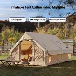 12㎡ Large Size Inflatable Tent Cotton Fabric Marquee Protect Against The Rain and Sun Camping & Traveling Essentials Tents