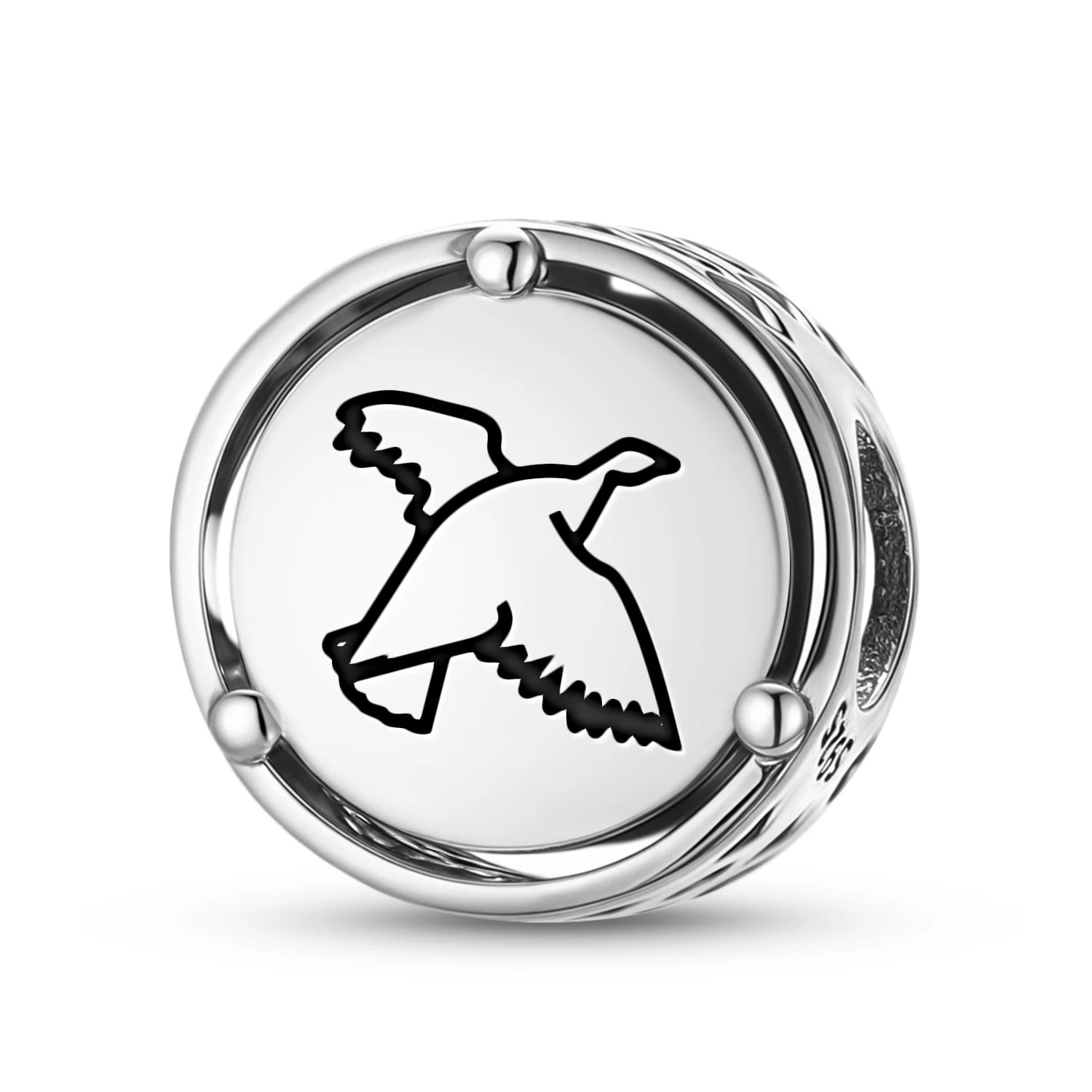 

Шарм из стерлингового серебра 925 пробы «Инупиатский акиггик» (птица-птичка) для оригинального браслета, аксессуар для самостоятельного изготовления украшений, семейный бусинный шарм