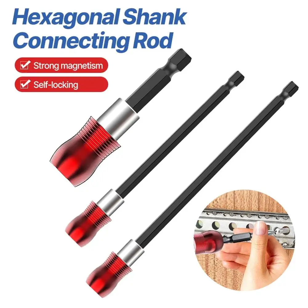 

Industrial Vanadium Steel Impact Driver Bit Holder with Magnetic Retention Ergonomic Grip Universal Fit Extension Set