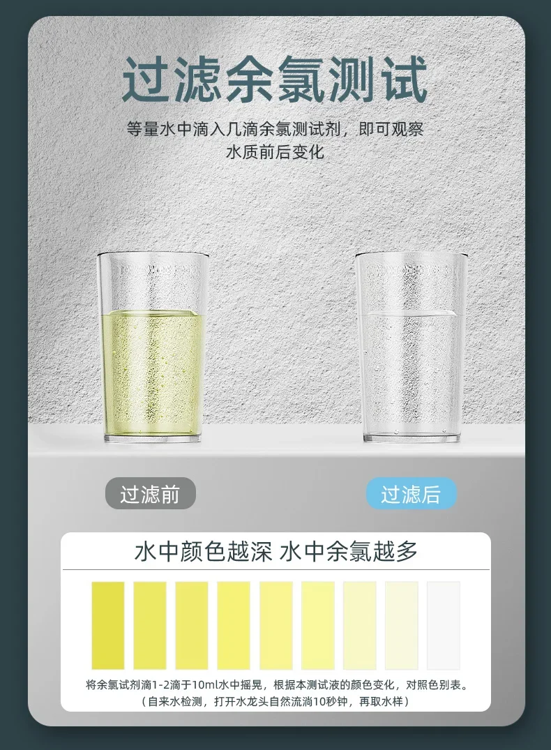 5段階浄化システムを備えた家庭用浄水器、ステンレス製飲料水浄水器