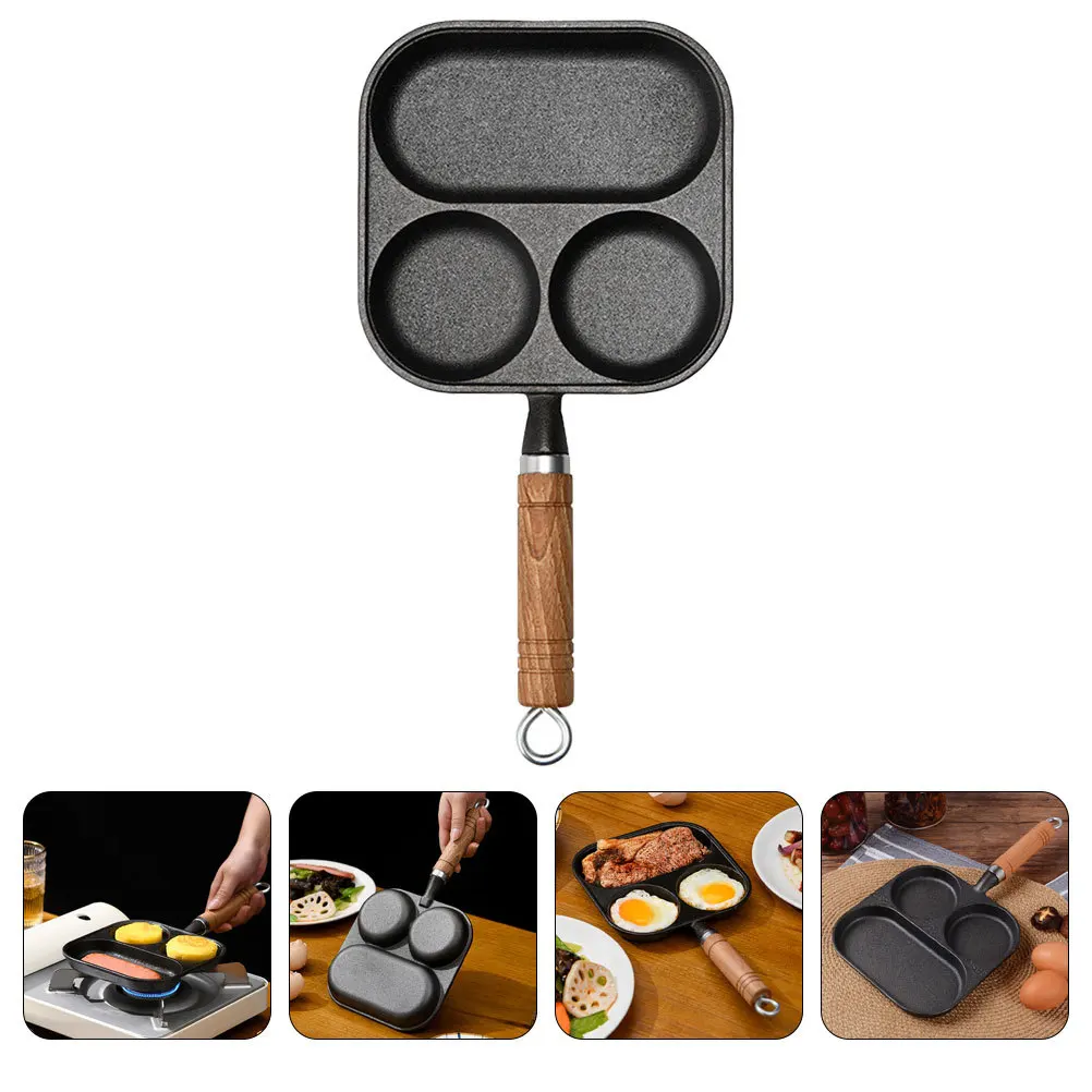 

Nonstick Breakfast Pan Small Frying Pan Eggs Pancake Maker Cooking Pans Mini Omlette Easy Clean Sturdy Cast Iron H