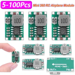 5-100Pcs Mini 360 RC Airplane Module Mini 360 DC Buck Converter 2A Step Down Module 4.75V-23V to 1V-17V 17x11x4mm LM2596 Modules