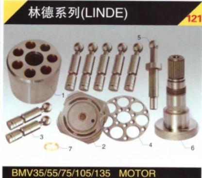 

BMV 105 Hydraulic Piston Pump Parts