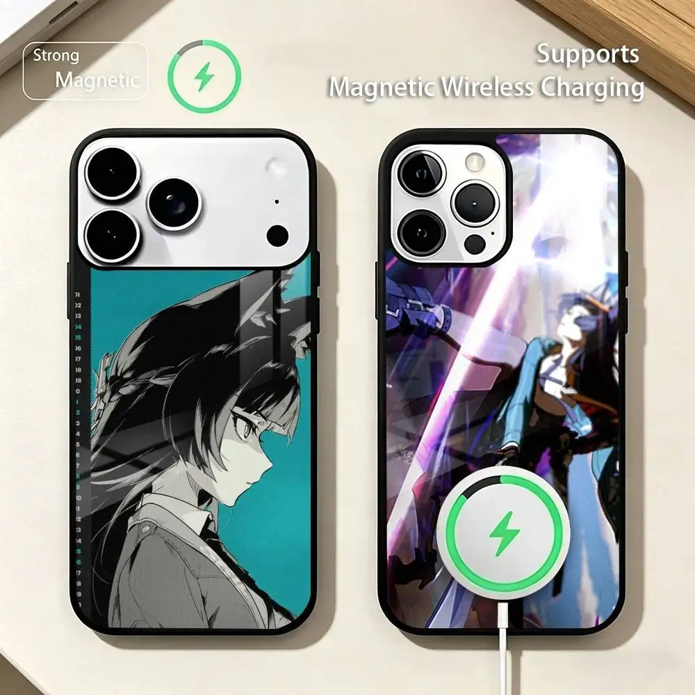 

ZZZ H-Hoshimi Miyabi Phone Case For iPhone17,16,15,14,13,12,11 Plus,Pro Compatible with magnetic wireless charging