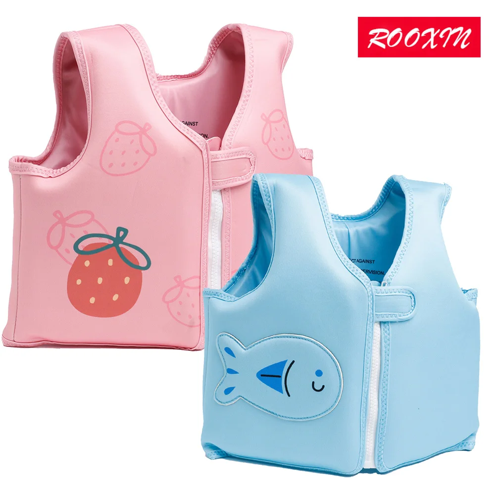 ROOXIN Baby Swim Ring Buoyancy Suit Swim Vest Swimming Float For Children Swimming Circle Float Pool Beach Water Play Equipment