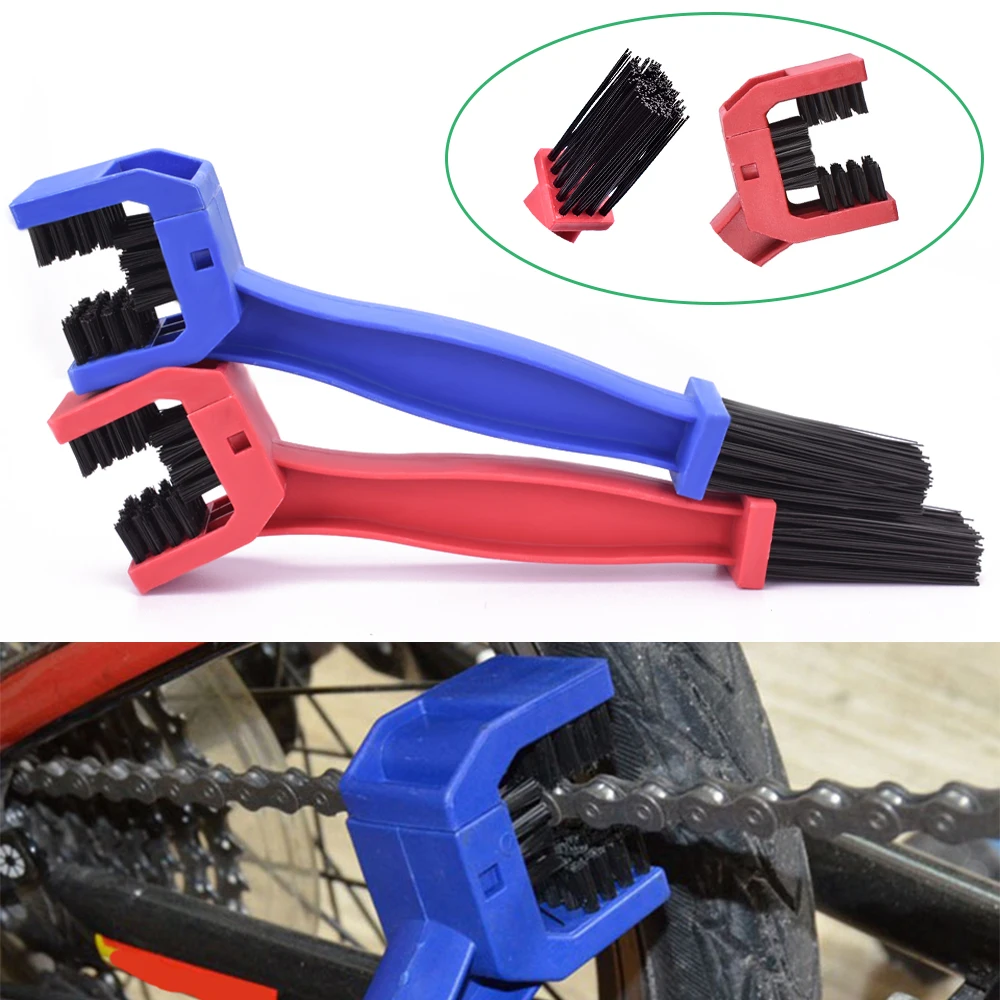 Motorcycle Chain Cleaning Gears Scrubber Brush Tool For Kawasaki ZZR600 Z900 Z650 VERSYS 1000 VULCAN S 650cc Z750 Z750S