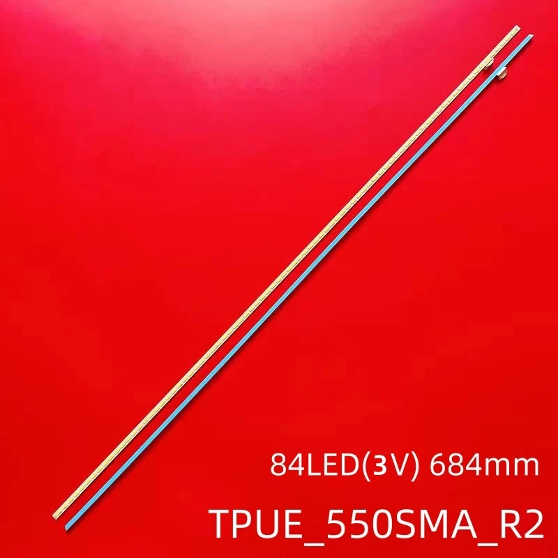 バックライト用ledバックライトストリップキット、55pus8601、12、55pus7600、55pus-7600、12、tpe_550sma_r2、tpe_550smb_r2、tpt550u1-fj04ssc1b、2個