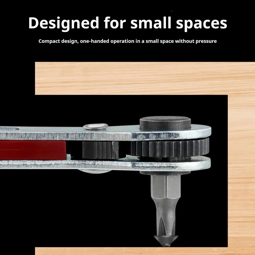 

Многофункциональный ключ с храповым механизмом, профессиональный набор двусторонних ключей с храповым механизмом и нескользящей ручкой для пряжи и механики