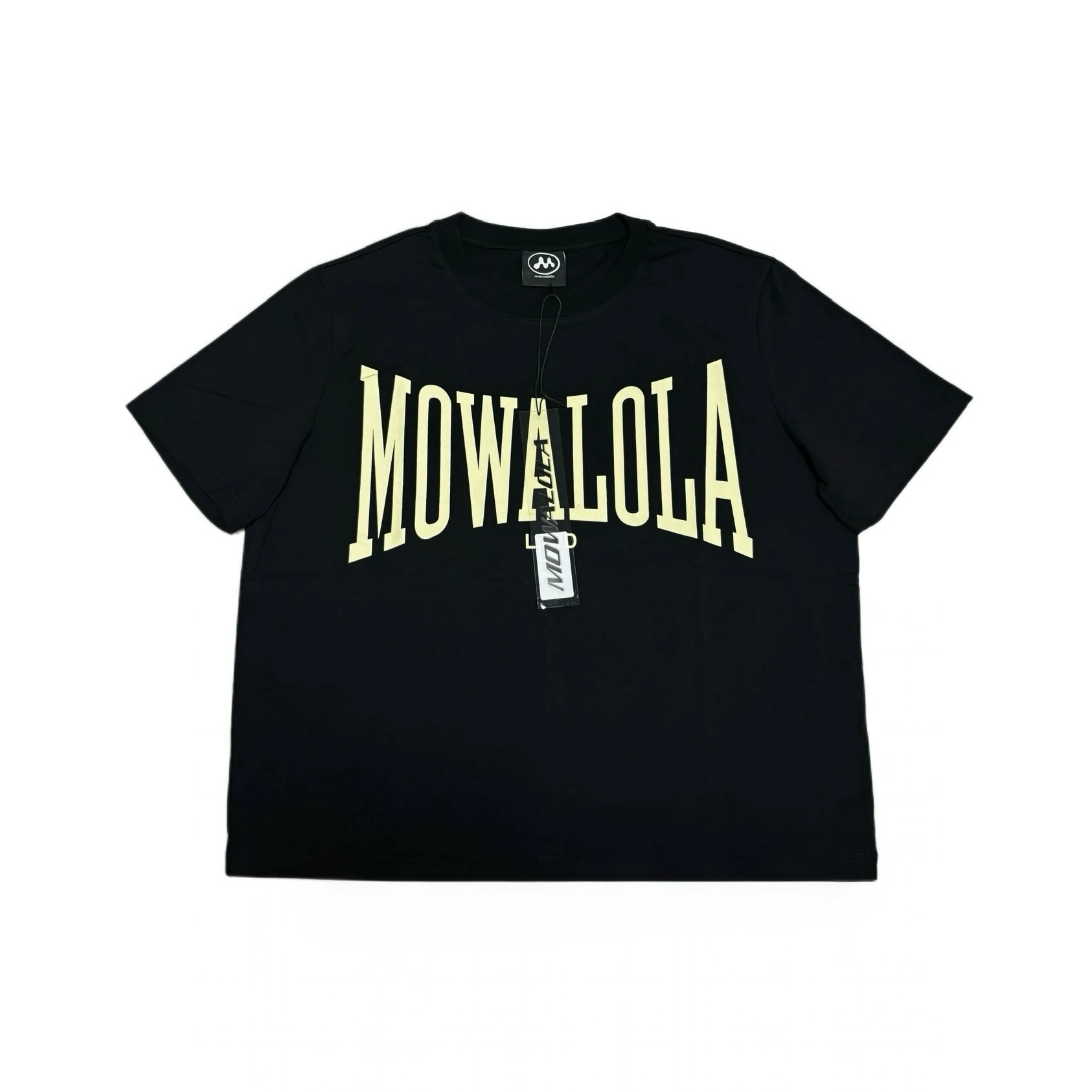 Mowalola Opium YVL Style Black Visual Basic Print Slim Fit T-Shirt Tee Cotton round Neck Short Sleeve Unisex Summer Casual