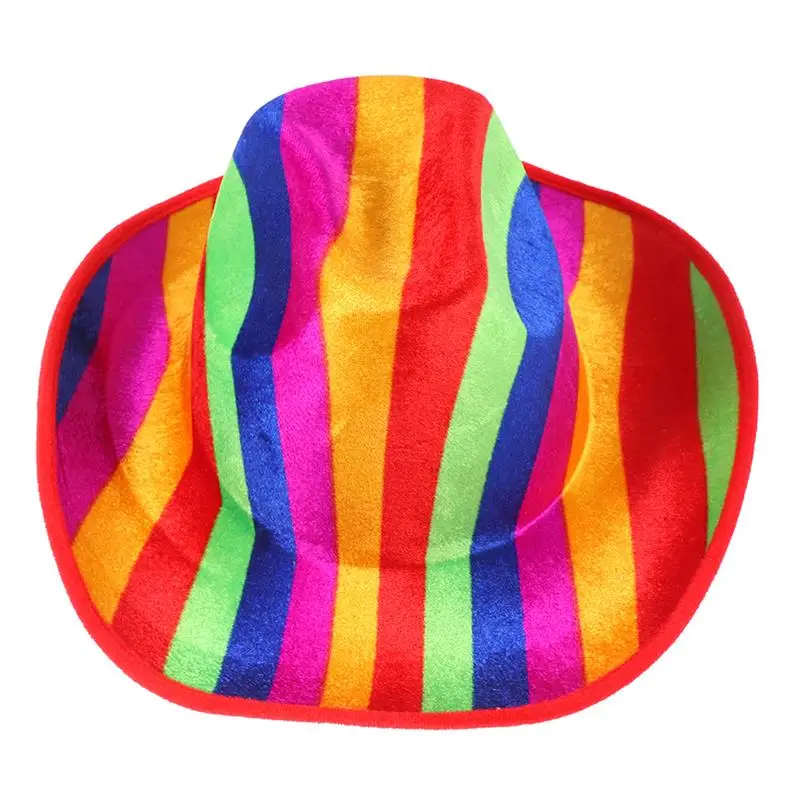 

Pride Parade Rainbow Cowboy Hat Party Rainbow Cowboy Hat Dress-up Cowboy Hat