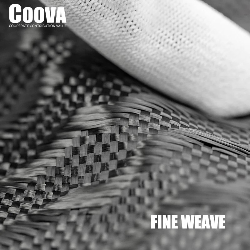 F232 COOVA 3K  Carbon Fiber Cloth Lightning Textured Fibra De Carbono Carbon Kevlar Fiber Fabric Jacquard Lotes Used For DIY