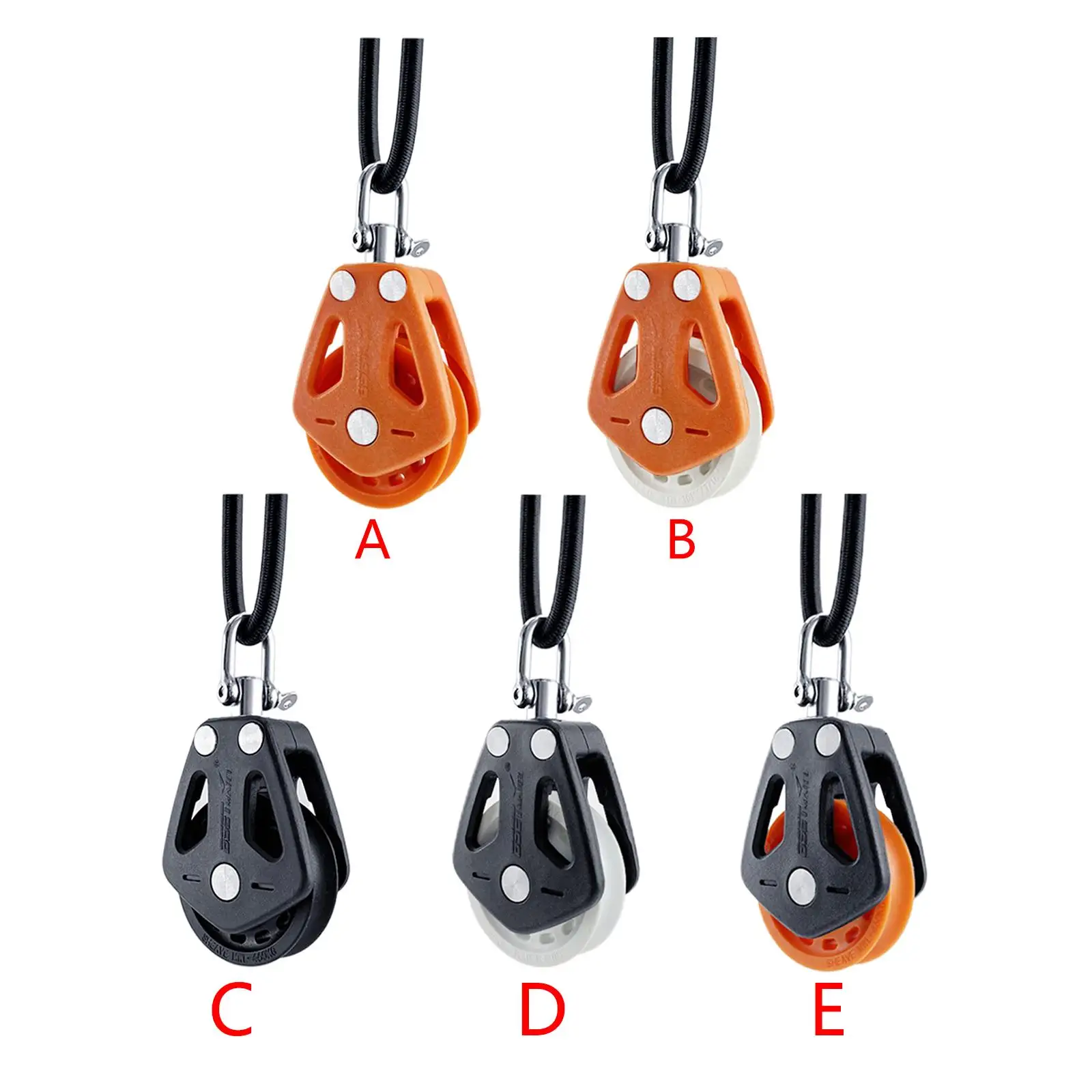Sailing Dinghy Boat Single Swivel Block Corrosion-Resistant Replacement for Yachting