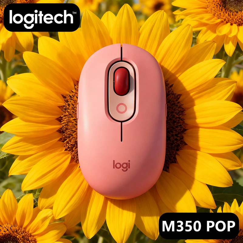

Беспроводная Bluetooth-мышь Logitech M350 серии POP для iPad, планшетов и ноутбуков