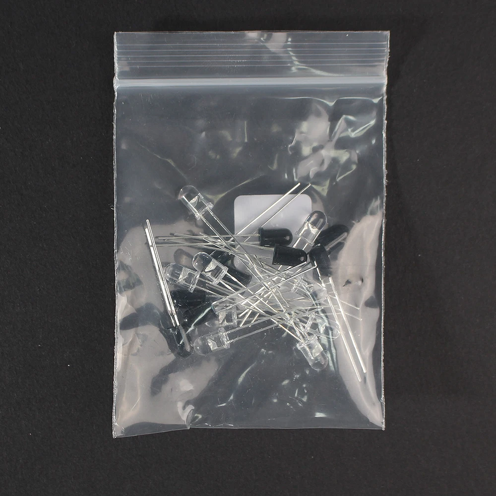 10 juegos de kit de emisor y receptor LED infrarrojo de 3 mm (F3) 5 mm (F5) diodos de 940 nm 1,4-1,6 V 20 mA para proyectos de control remoto con sensor