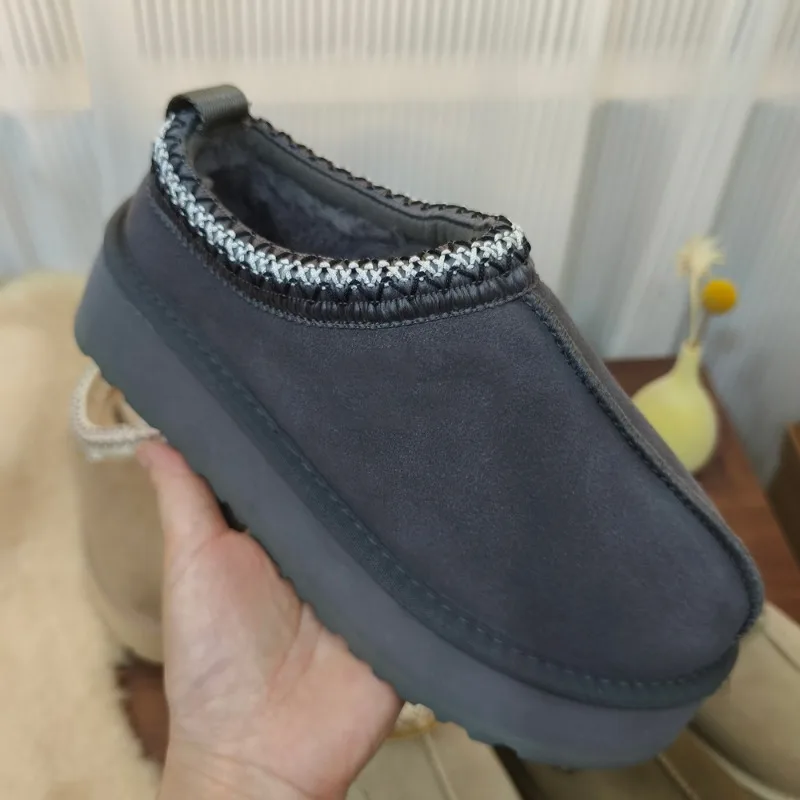 Winter-Schneestiefel mit Dicken Sohlen, Ethnischer Stil, Dicke und Warme Baumwollpantoffeln für Damen, Bequeme Freizeitschuhe für Entspannte Tage – Detail 5