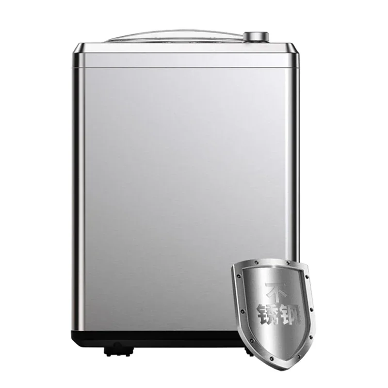 Máquina de sorvete todo em aço, máquina de sorvete de frutas de refrigeração independente totalmente automática doméstica