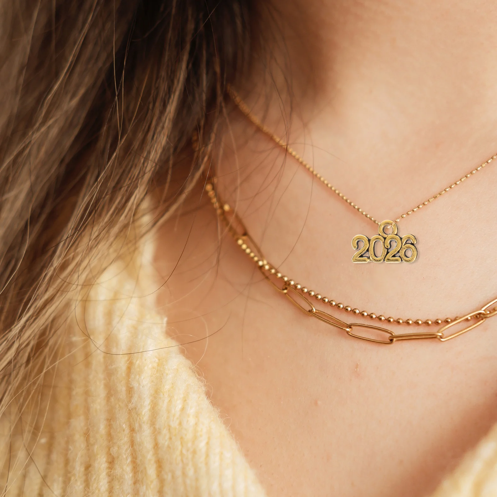 

100Pcs Keychain Pendant Charms Metal 2026 Year Graduation Tassel DIY Jewelry Craft Supplies Accessories Charm Keyring