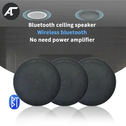 3pcs Bluetooth Ceiling Speaker Active Loudspeaker HiFi Stereo Built-in Class D Digital Audio Amplifier Home Theater Sound System