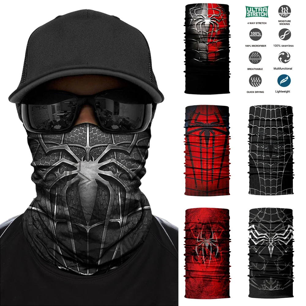 Breathable Seamless Bandana Neck Gaiter Buff Hunting Balaclava Running Tube Scarf Ski Mask Neck Warmer Half Face Cover Men Women