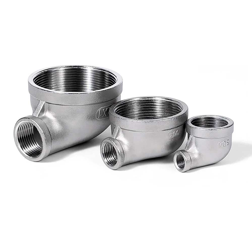 304 Edelstahl Reduzierstück mit Innengewinde 90° ° Winkelstück, BSPT Rohrreduzierer 1/8 1/2 3/4 -2 Zoll Gewindefitting für Wasser, Gas, Öl, Dampf, Flüssigkeiten – Detail 6