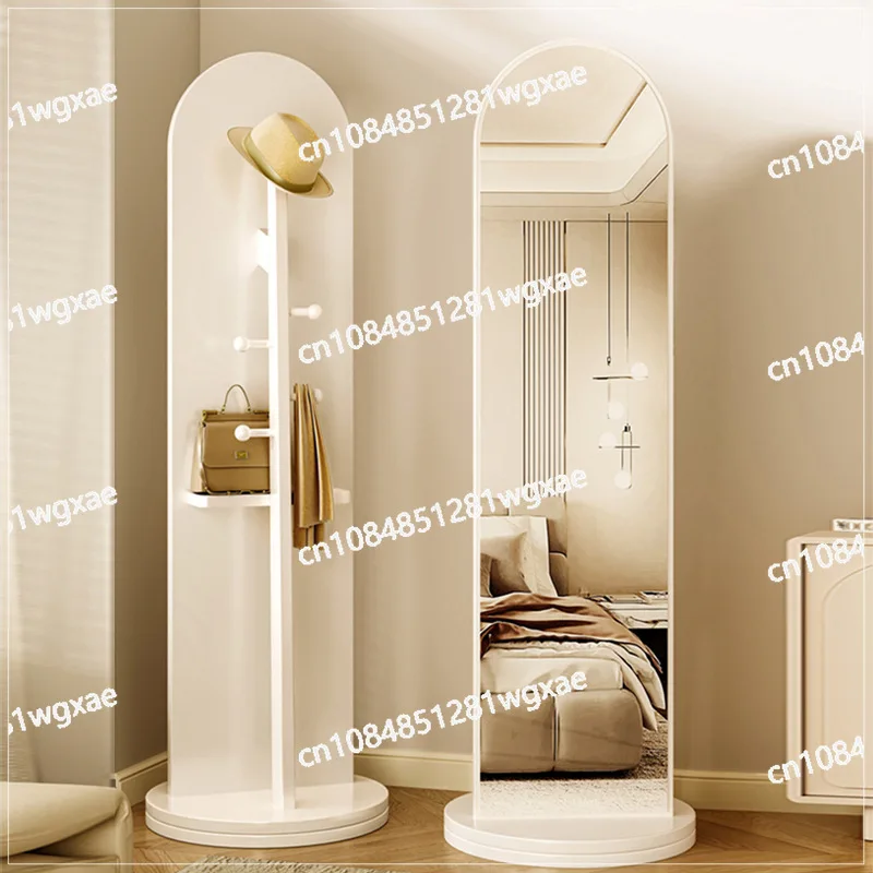 Rotating Dressing Table Floor Standing Mirror, Vertical Full-length Mirror, Entrance Installation Mirror