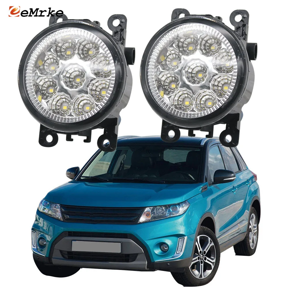 

Car Styling for Suzuki Grand Vitara LY Escudo 2015 2016 2017 9-Pieces Leds Chips Fog Light Lamp H11 H8 12V Halogen Fog Lights