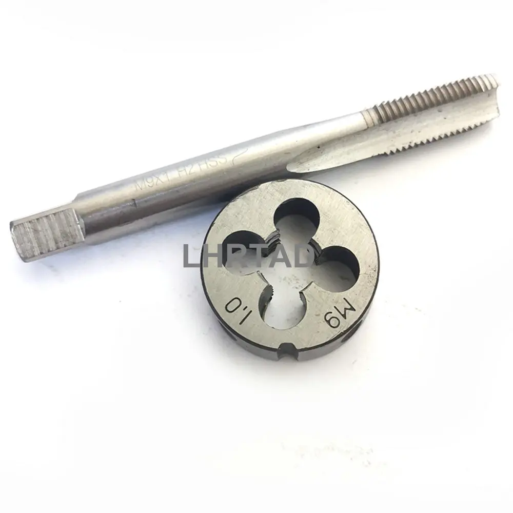 Right/left hand thread tap and round die set M3 M4 M5 M6 M7 HSS Metric ISO machine Taps dies sets M8 M9 M10 M12 M14 M16 2PCS