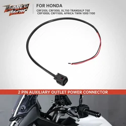 2025 Transalp 750 Outlet Power Connector Plug Cable For Honda CRF1100L CRF1000L  Africa Twin 1100 1000 CRF 250L 300L XL750 17-25