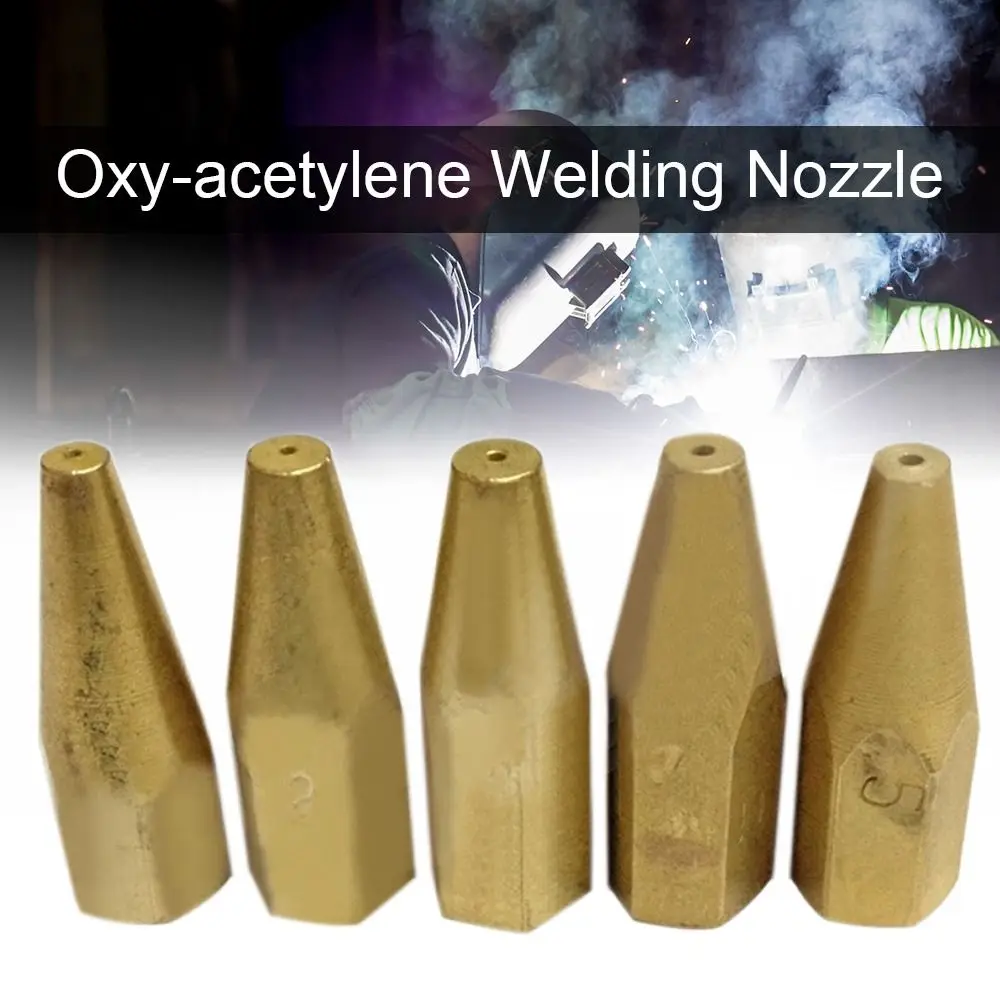 Replace Part Copper Tips H01-2 Holder Oxy-acetylene Welding Nozzle Gas Welding Torch 1# 2# 3# 4# 5#