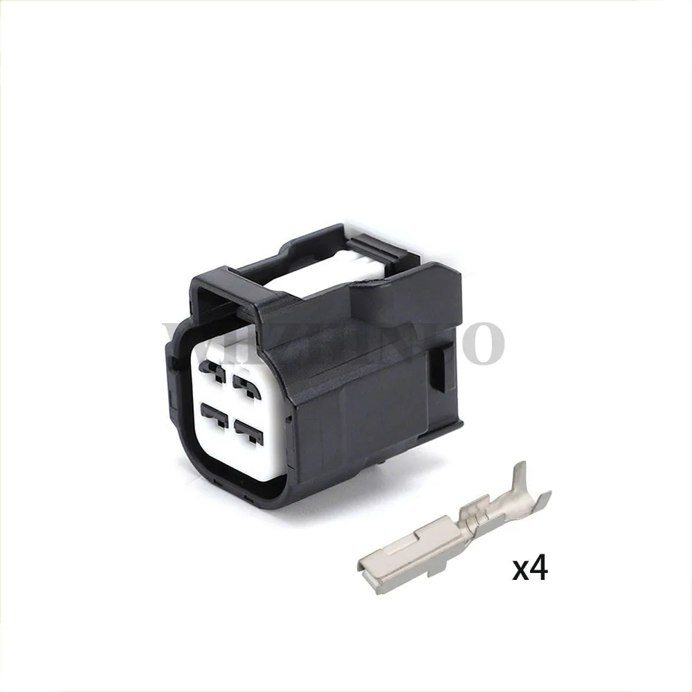 4 Way  6189-7599   Female Audio Socket Tweeter Plug Auto Automotive Instrument Station Connector