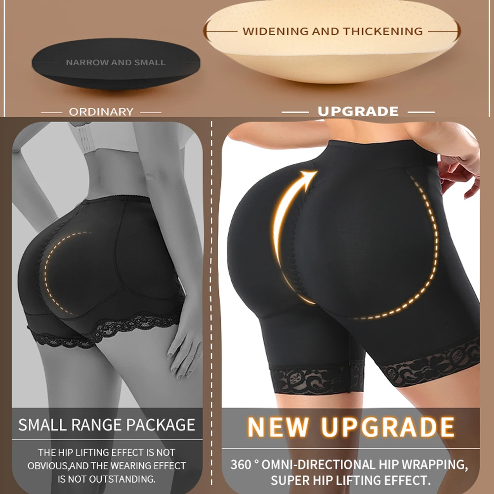 Ultrathick Pads Butt Lifter Booty Bigger Hip Enhancer Panties Butt Lifting Body Shaper Shorts Sexy Ass Big Buttocks Shapewear