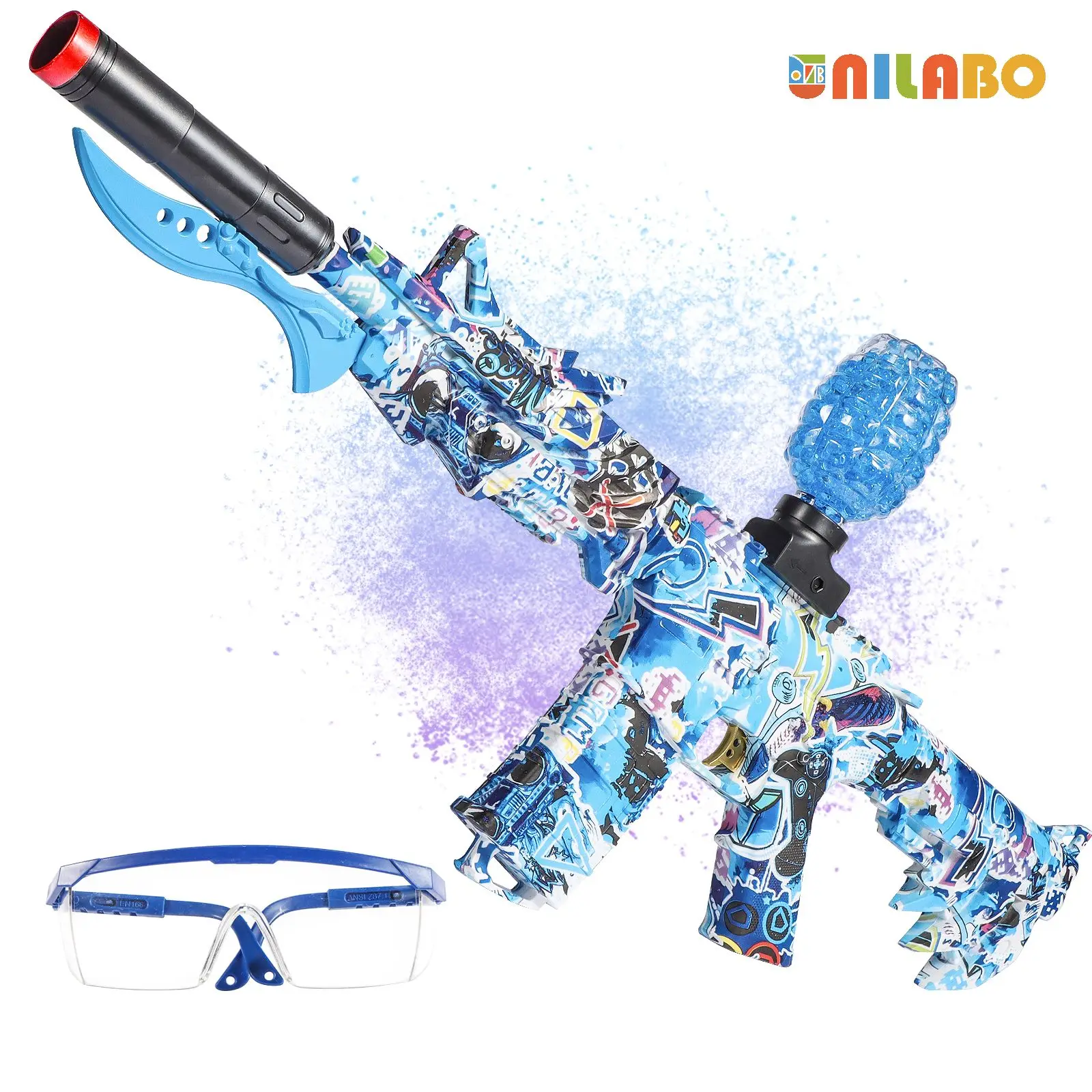 Elétrica Blaster Gun Set para o aniversário, High Precision Shooting Toy, presente perfeito brinquedo ao ar livre para o aniversário, balas excluídas, M416