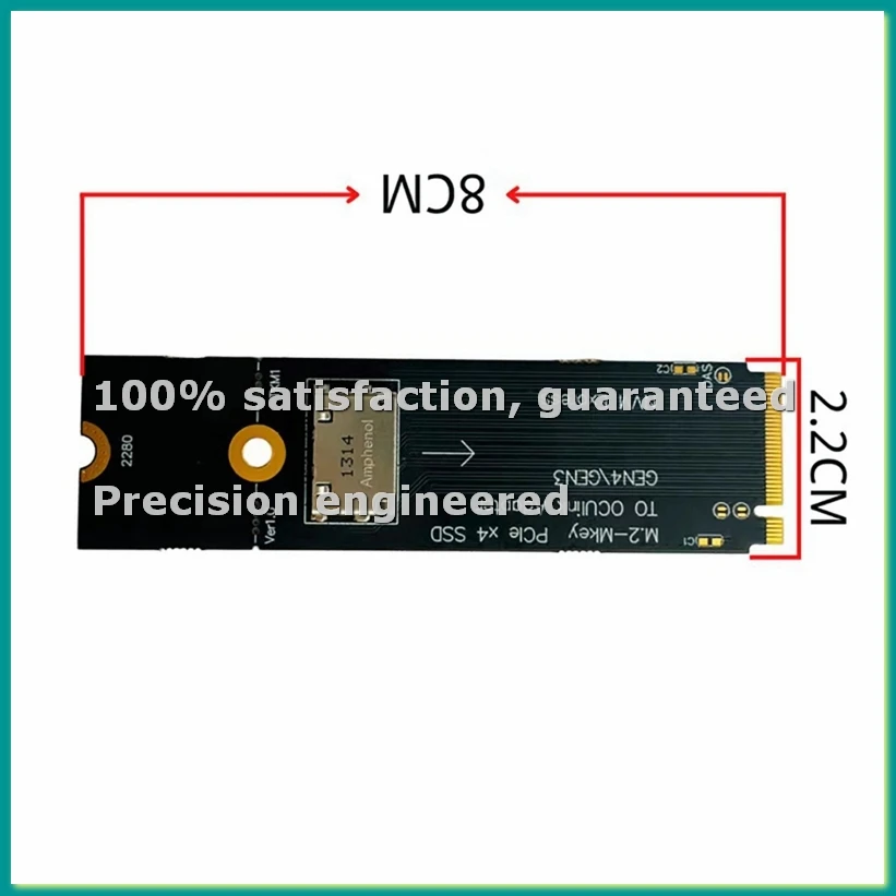 

Адаптер M.2 NVME на U.2 Oculink SFF-8612, многофункциональный удобный адаптер PCI-E NGFF GEN4-TCES