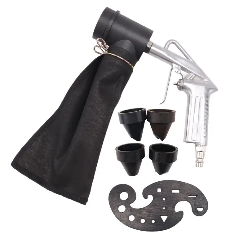 BAAJ-Pneumatic Sandblasting Tool Kit Sand Blasting Machine Set Versatile Sandblaster Handheld Polishing Machine Rust Remover