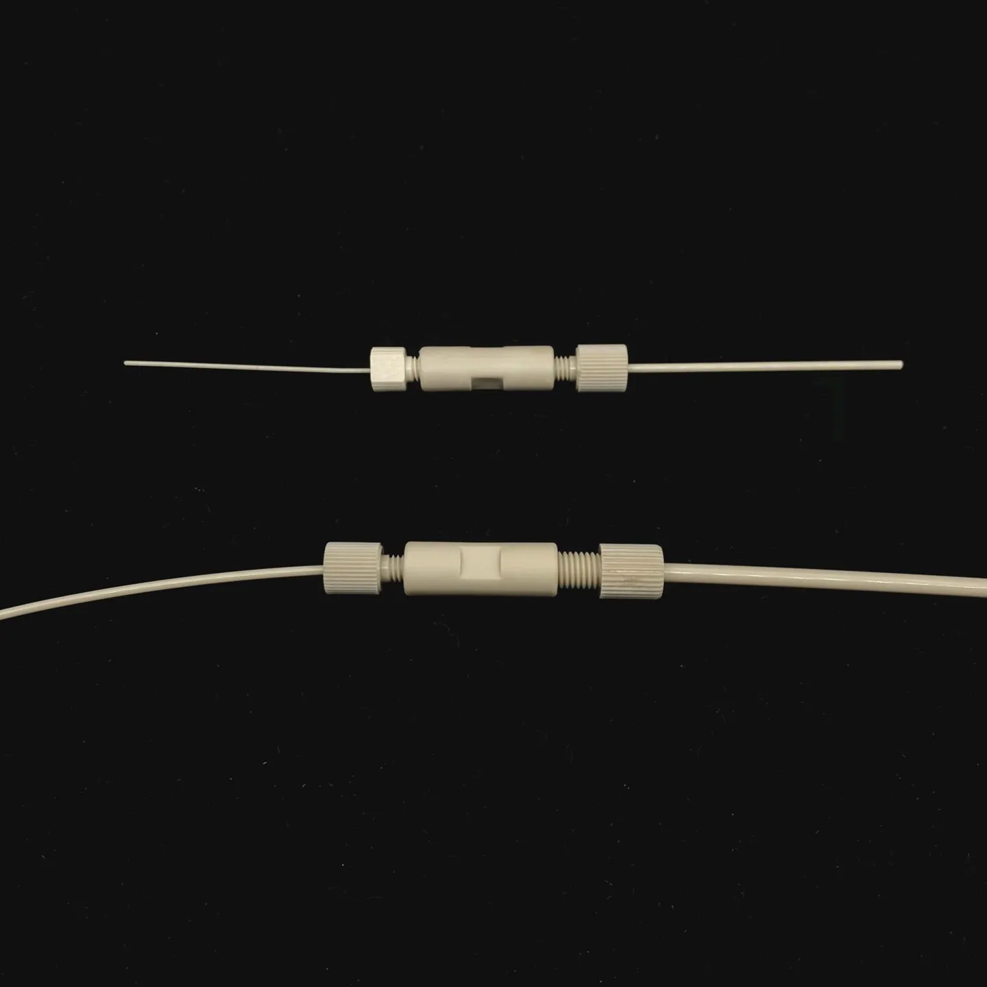 HPLC Two-way PEEK Hard Tubing Reducing Union Fitting Kit, 1/32 inch, 1/16 to 1/8, Compatible with Agilent