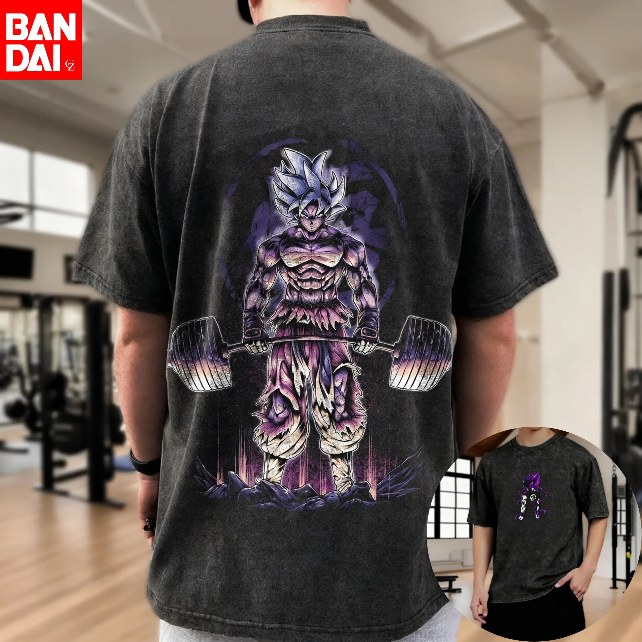 

Футболка Super Saiyan Broly Gym Vintage Harajuku Anime Dragon Ball, мужская летняя свободная футболка, женская уличная повседневная футболка с коротким рукавом
