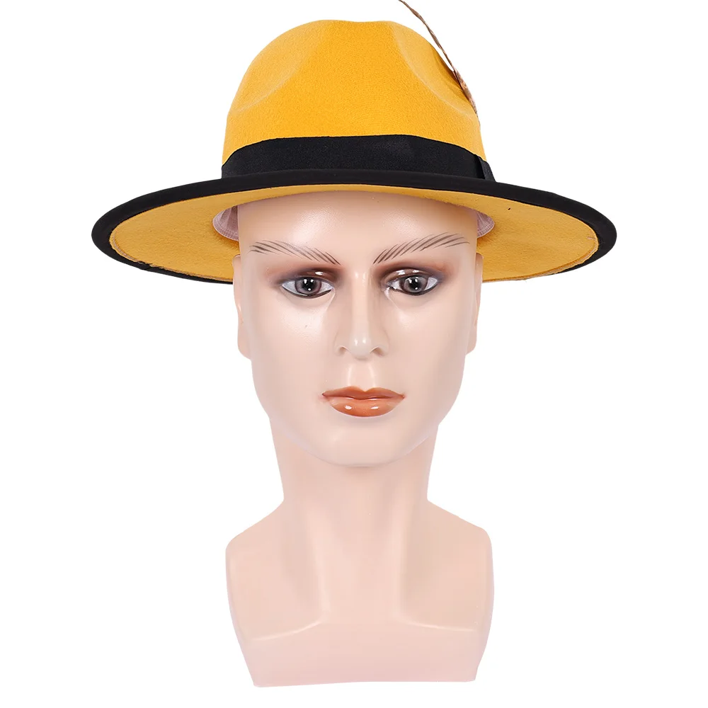 Máscara de Jim de la Película Fantasia 1994, Sombrero Stanley, Disfraz Amarillo para Hombre, Accesorios de Disfraz para Hombre, Halloween, Carnaval, Fiesta