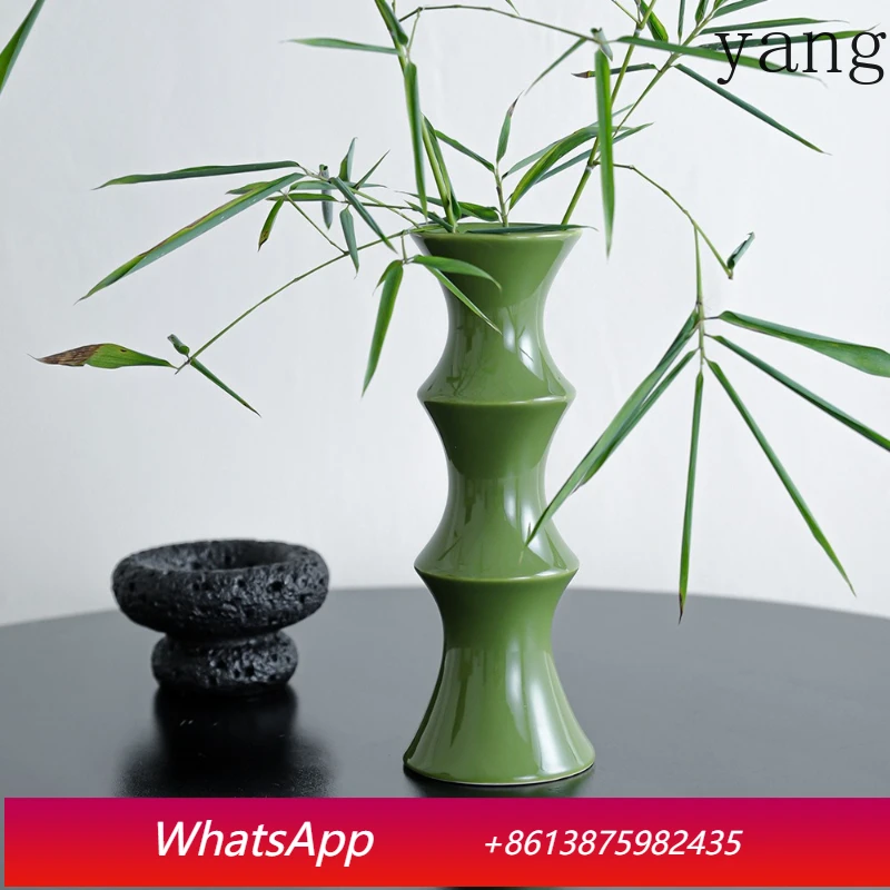 

LH retro ceramic vase high-end ornament medieval high-value hydroponic vase