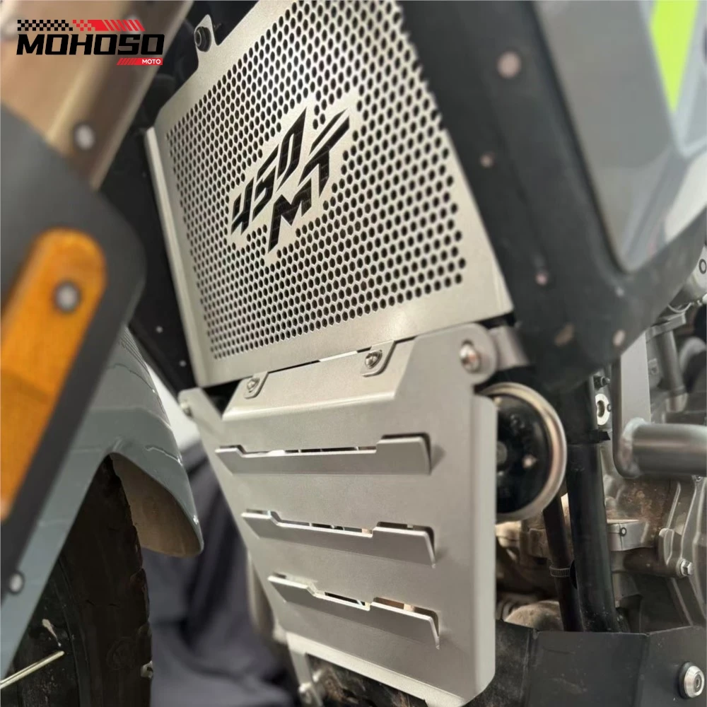 

FOR CFMOTO CF MOTO 450MT 450 MT 2021 2022 2023 2024 2025 Ibex 450 MT Motorcycle Radiator Guard Engine Skid Plate Cover Set