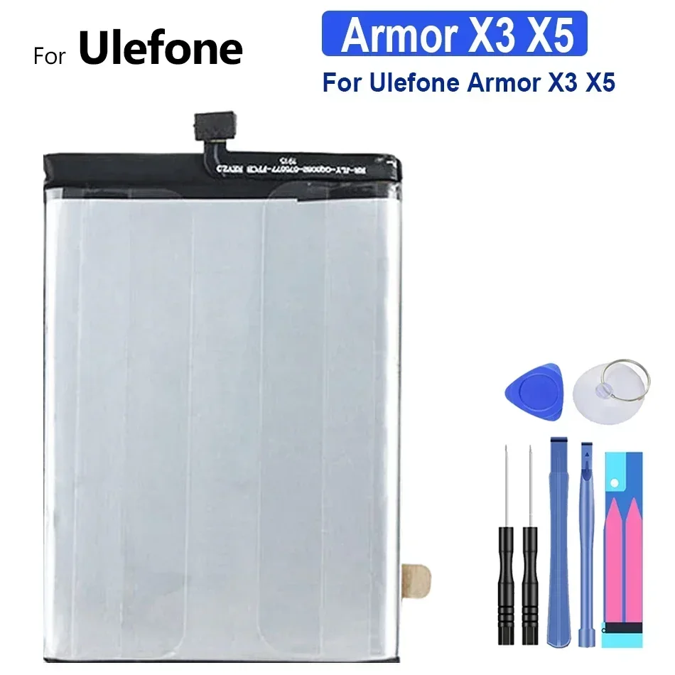 Mobile Phone Battery For Ulefone Armor 2 3 5 6 7 8 9 9E 10 11 11T X X8 X6 X2 X3 X5 X7 X7 Pro X7Pro Armor3 Armor4 Armor5 Bateria