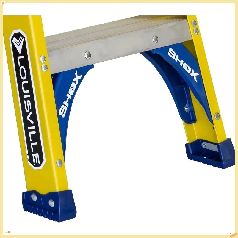 8-Foot Fiberglass Step Ladder - 250-Pound Load Capacity, Type I